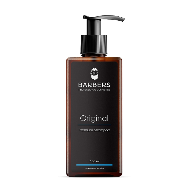 Шампунь для мужчин для ежедневного использования Barbers Original, 400 мл